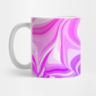 Magenta Purple Blue Gradient Ombre Swirl Pattern Mug